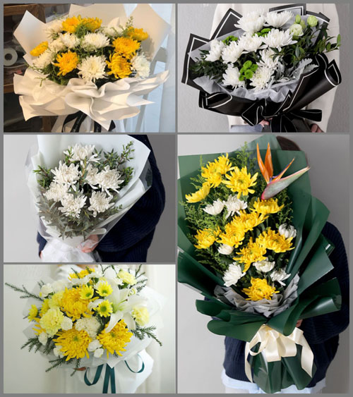 广东汕尾市陆丰市甲西镇双塘村白事花束代送